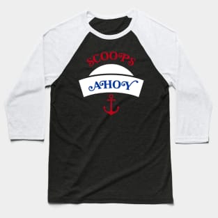 Stranger Things Scoops Ahoy Baseball T-Shirt